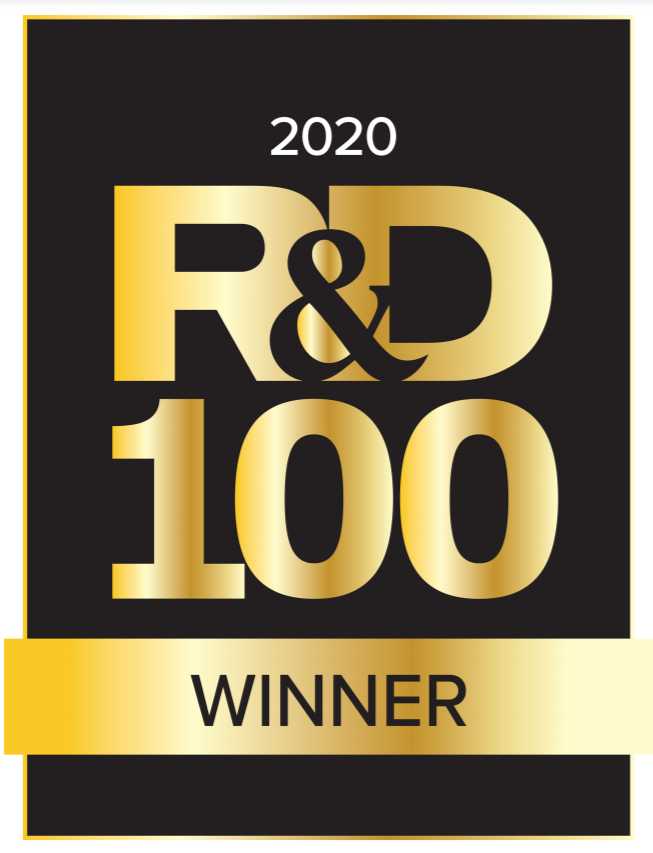 2020 r&D 100 winner logo